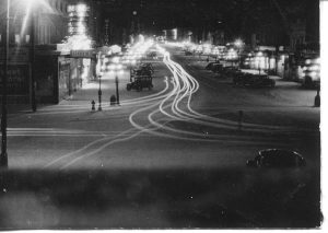 Moose Jaw lit up at night